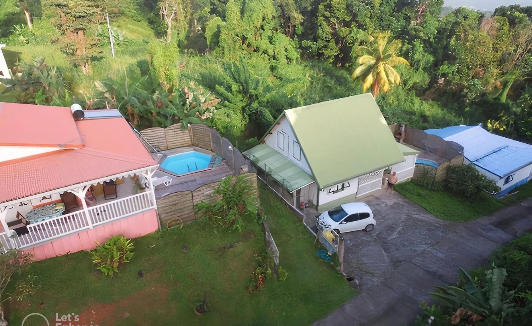 Bungalow Emeraude, F3 Avec Piscine A Sainte Luce Nyaraló